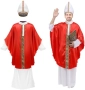 Нов Хелоуин Мъжки костюм Папа Римски карнавален комплект роба и плащ, снимка 1