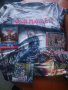 Лот плочи тениска и оригинални дискове на iron maiden, снимка 1