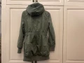 Яке дамско с качулка зелено каки, снимка 3