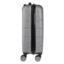 Куфар с колелца 87л, сив метален_1245728, снимка 3