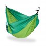 Хамак, люлка висящо легло, къмпинг люлка, хамак за пикник, хамак за градина, 200 кг, светло зелен цв, снимка 2
