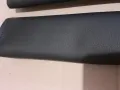 2 бр.-7.80лв Черни изцяло кожени калъфи протектори за колан на авто седалка , снимка 2