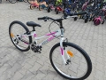 SPRINT Алуминиев велосипед 24" Velotec Adventure розов, снимка 4