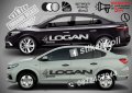 Logan Dacia стикери надписи dlos2