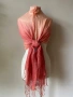 Оранжев шал от кашмир/ различни видове, снимка 10