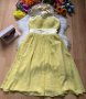 Официална жълта рокля, снимка 1 - Рокли - 34078442