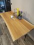 Трапезна маса масив Скандинавски стил / Рустик стил, снимка 11