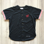 НОВА черна бейзболна тениска MITCHELL & NESS размер L / XL от САЩ , снимка 1