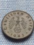 Монета 1 райхсфенинг 1942г. Германия Трети Райх с СХВАСТИКА за КОЛЕКЦИЯ 29581, снимка 8