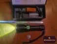 Висококачествен Супер Мощен P90 лек преносим LED прожектор акумулаторен дълготраен регулируем фенер, снимка 7