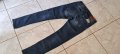 zara man skinny fit размер 32 мъжки дънки слим скини вталени леко ластични тъмо сини, снимка 4
