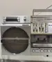 🔈Колекционерски ретро радиокасетофон SHARP GF-575  - Boombox - профилактиран🔉, снимка 2