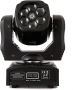 Преносими LED сценични светлини с движеща се глава и управление (6x12W + лазер), снимка 6