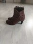 Дамски обувки естествена кожа на ток Сара пен, снимка 1 - Дамски боти - 30319935