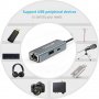 FOINNEX  Lightning към Ethernet 10/100 Mbps адаптер, USB порт и PD порт за зареждане, Plug and Play, снимка 2