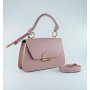 Елегантна фешън чанта с авнгардни дръжки в модерни цветове, снимка 3