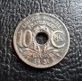 Стара монета 10 сантима 1931 г. Франция -топ !