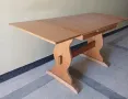 Дървена трапезна маса, снимка 4