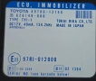 Имобилайзер Тойота Корола Е12 Toyota Corolla E12 2.0 D4D 2000-2007г ОЕМ 89780-12140, снимка 2