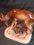 немска порцеланова фигурка сърна GDR , снимка 2
