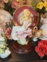 Franklin Mint Sculpture Figurine “Lady Rose” художник Jegou изработена през 1988 Код P2169, снимка 15