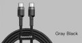 НОВИ! Baseus USB-C кабели 1м. с текстилна оплетка, снимка 2