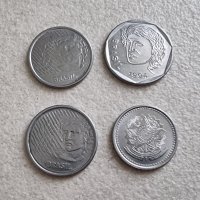 Монети. Бразилия.  Четири различни монети 4 бр., снимка 10 - Нумизматика и бонистика - 39508948