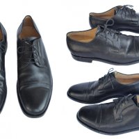 Laszlo Budapest мъжки черни официални обувки естествена кожа handmade Schuh Kauffmann, снимка 2 - Официални обувки - 31176857