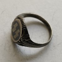 Сребърен пръстен с ниело, снимка 8 - Пръстени - 30068427