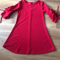 Червена рокля , снимка 3 - Рокли - 42755882