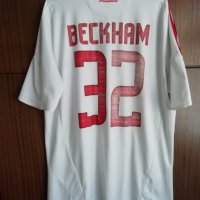 AC Milan David Beckham Adidas оригинална фланелка тениска Милан Бекъм , снимка 1 - Тениски - 38038264