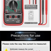 ПРОМОЦИЯ!! ANENG XL830L Цифров мултицет с подсветка, снимка 2 - Друга електроника - 42491360