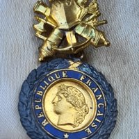 Френски медал , снимка 3 - Антикварни и старинни предмети - 42916051