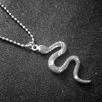 Колие със змия, снимка 3 - Колиета, медальони, синджири - 37565251