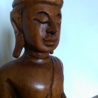 Индийска дървена фигура, снимка 5 - Колекции - 30691802