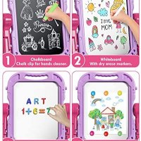 Нов двустранен художествен статив Дъска рисуване писане дете играчка , снимка 4 - Образователни игри - 40121488