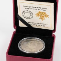 1/4 евро Френска златна монета 1/10 oz "200 години от създаването на франка" 2003, снимка 2 - Нумизматика и бонистика - 38216395