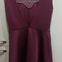 Дамска къса рокля над коляното, лилава, H&M Divided, M, снимка 4 - Рокли - 37895514