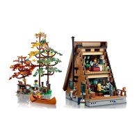 НОВО LEGO Ideas - Хижа /A-Frame Cabin/ 21338, снимка 8 - Конструктори - 44257257
