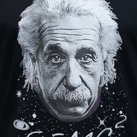 Нова мъжка тениска с трансферен печат Алберт Айнщайн, снимка 2 - Тениски - 28317020