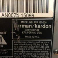 Harman/Kardon AVR-137, снимка 12 - Ресийвъри, усилватели, смесителни пултове - 29156782
