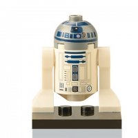 R2D2 R2-D2 прозрачен дроид робот Star Wars Междузвездни Войни фигурка за Лего конструктор, снимка 2 - Конструктори - 29036014