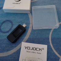 Yojock 1902C USB тестер Тип-C Волтметър Тестер за напрежение Ток 0-5A 4-30V, снимка 1 - Друга електроника - 44631694