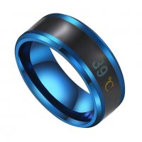 Уникално стилен пръстен термометър Smart Ring НАЛИЧНО!!!, снимка 4 - Пръстени - 37825422