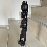 Стара статуетка от абанос, снимка 3 - Статуетки - 44712989