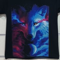 Нова детска тениска с дигитален печат Вълк, GALAXY WOLF, Серия вълци, снимка 5 - Детски тениски и потници - 29902481