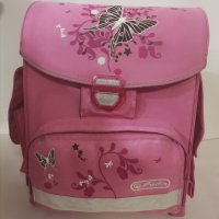 Анатомична раница herlitz, ученическа чанта, цвят: розов, снимка 14 - Раници - 33932319