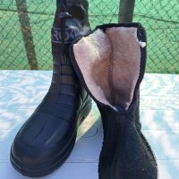 Ботуши с термо чорап за лов и риболов черен Krok, снимка 4 - Екипировка - 42782039