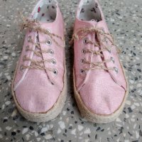 Детски обувки тип еспадрили Kylie Crazy №31 за момиче + подарък гуменки, снимка 3 - Детски обувки - 30275508