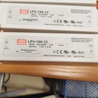 Захранване Импулсно LED захранване MEAN WELL  LPV - 150W / 100W / 60W - 12V,  IP67, снимка 4 - Друга електроника - 44402581